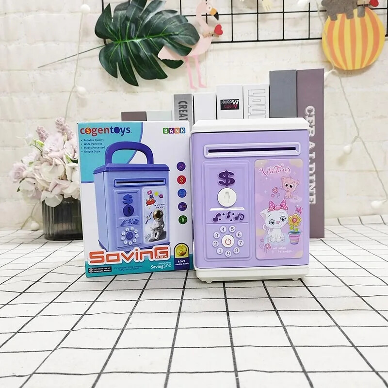 Elektroninės muzikos pardavimas bankomatų taupyklės vaikams Raktas atrakinti bankomato taupyklę Karštas bankomatas taupyklė