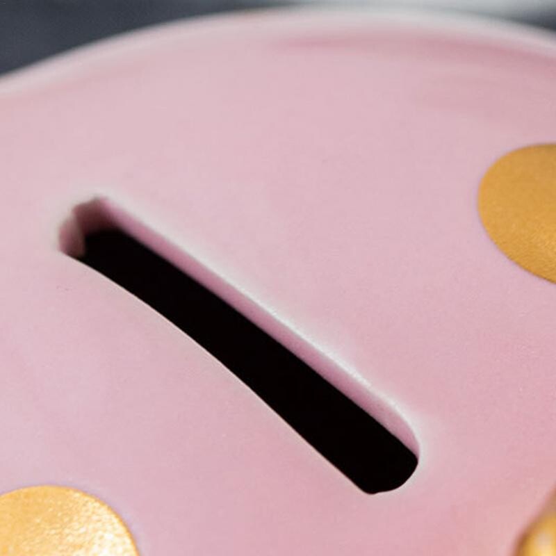 Vaikų karūna kiaulytė Piggy Bank Pinigų dėžutė Taupymo monetos Pinigai Linksma dovana Keraminė kiaulė Mielas vaikų kambario dekoras