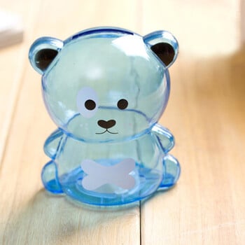 Διακόσμηση σπιτιού Τράπεζες δώρο Cartoon Bear Money Boxes Kid Student Κουμπαράς Διαφανές στυλ Εξοικονόμηση χρημάτων Ζώο Δώρο Πρωτοχρονιάς