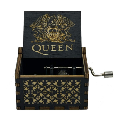 Uus loominguline puidust käsitsi vändatav muusikakast, must seeria muusika oktaavikast, puidust oktaavikast