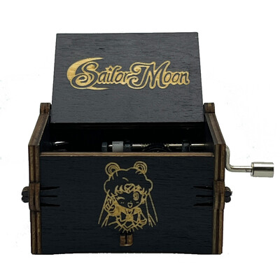 Uus loominguline puidust käsitsi vändatav muusikakast, must seeria muusika oktaavikast, puidust oktaavikast