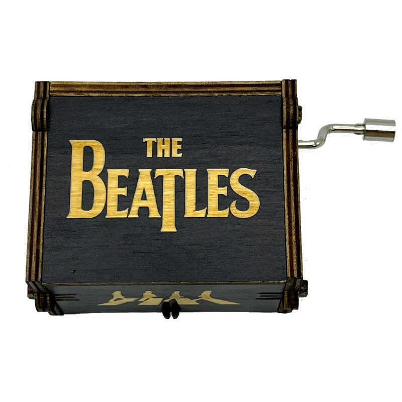 Uus loominguline puidust käsitsi vändatav muusikakast, must seeria muusika oktaavikast, puidust oktaavikast