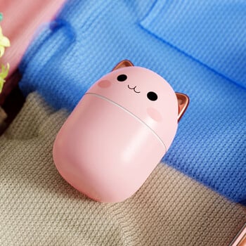 Φορητός υγραντήρας αέρα 200ml Cute Kawaii Aroma Diffuser with Night Light Cool Mist for Υπνοδωμάτιο Home Car Purifier Humificador