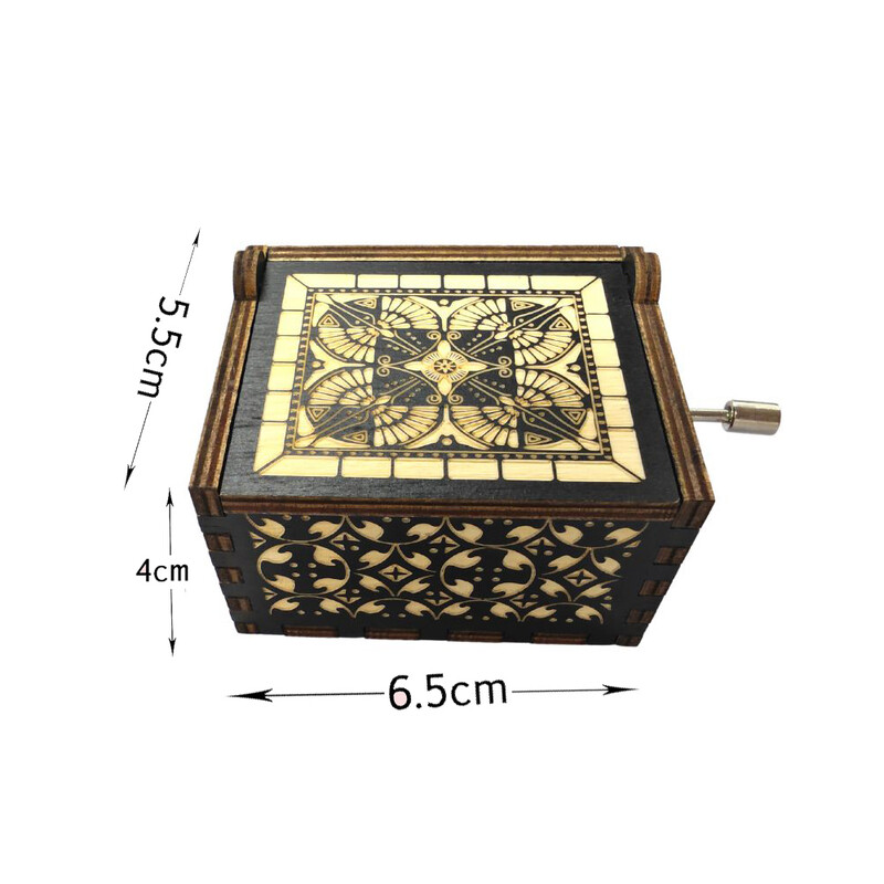 Creative Wooden Music Box Attack on Titan dzimšanas dienas dāvana Valentīndienas Ziemassvētku dāvanai