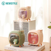 Cartoon Dolls ultraheli õhuniisutaja 500ml suure mahutavusega aroomi eeterlike õlide difuusor USB värvilised hingavad öövalgustid