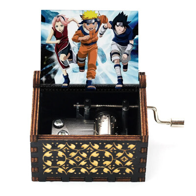 Anime Attack on Titan Merry Christmas Music Box Queen Wood Hand Crank Music Box Halloweeni sõbrapäeva kingitus uusaasta kingitus