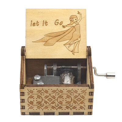 Anime Attack on Titan Merry Christmas Music Box Queen Wood Hand Crank Music Box Halloweeni sõbrapäeva kingitus uusaasta kingitus