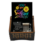 You Are My Sunshine Automaatne nupu liigutus Puidust muusikakarp ruumikaunistus Kaunistused uusaasta sünnipäevakingitus täiskasvanule