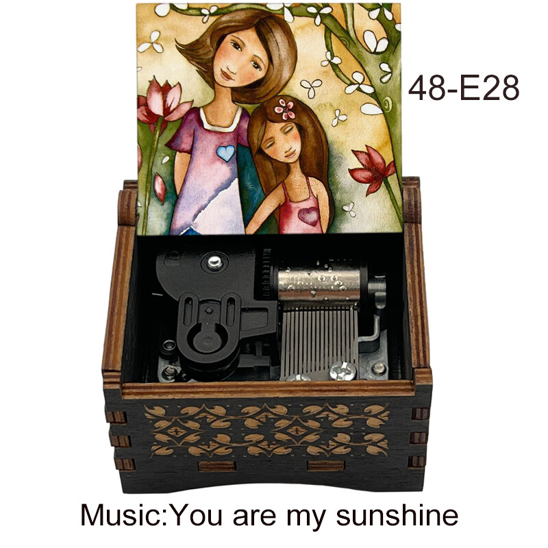 You Are My Sunshine Automaatne nupu liigutus Puidust muusikakarp ruumikaunistus Kaunistused uusaasta sünnipäevakingitus täiskasvanule 