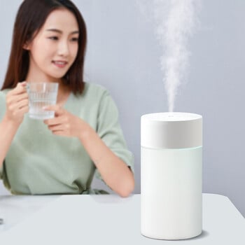 260ML Mini Humidifier USB Ultrasonic Air Humidifier LED Lamp Essential Oil Diffuser Car Purifier Aroma Anion Mist Maker φορητό