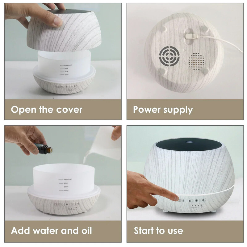 Tuya WiFi ovlaživač Essential Aroma Oil Difuzor Pametni kućni ovlaživač zraka Mist Maker Ultrasonic for Smart Life Alexa Google