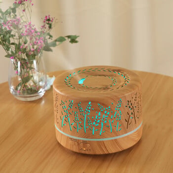 500ml Wood Grain Aroma Diffuser Home Humidifiers Color Light Διαχύτης αιθέριων ελαίων Aromatherapy Electric Oil Difusor