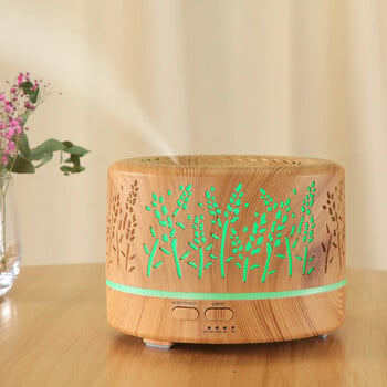 500ml Wood Grain Aroma Diffuser Home Humidifiers Color Light Διαχύτης αιθέριων ελαίων Aromatherapy Electric Oil Difusor