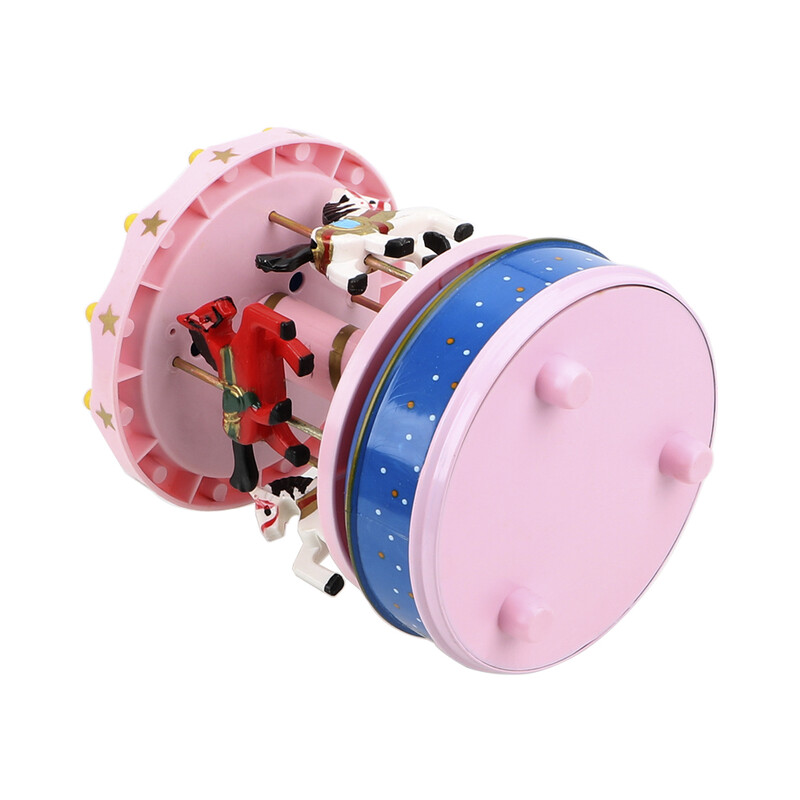 Jõulupulma sünnipäevakingitus Merry-go-ring muusikakastid Muusikakastid Kodukaunistuse karussellikarp