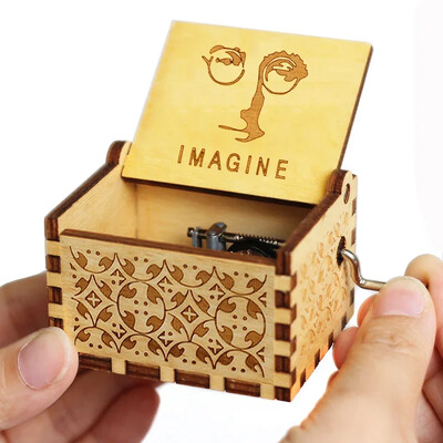 KUUM puidust animefiguurimuusika kast Kariibi piraadid Davy Jones Jack Sparrow loominguline sünnipäeva jõulupüha kingitus