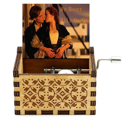 KUUM puidust animefiguurimuusika kast Kariibi piraadid Davy Jones Jack Sparrow loominguline sünnipäeva jõulupüha kingitus