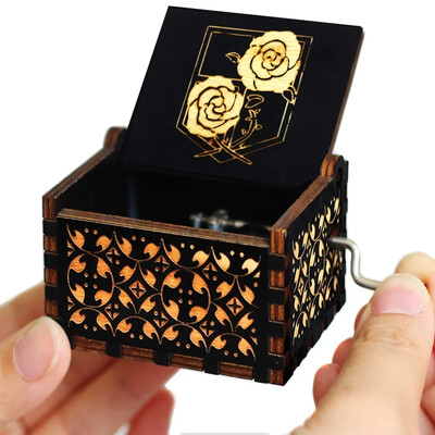 KUUM puidust animefiguurimuusika kast Kariibi piraadid Davy Jones Jack Sparrow loominguline sünnipäeva jõulupüha kingitus