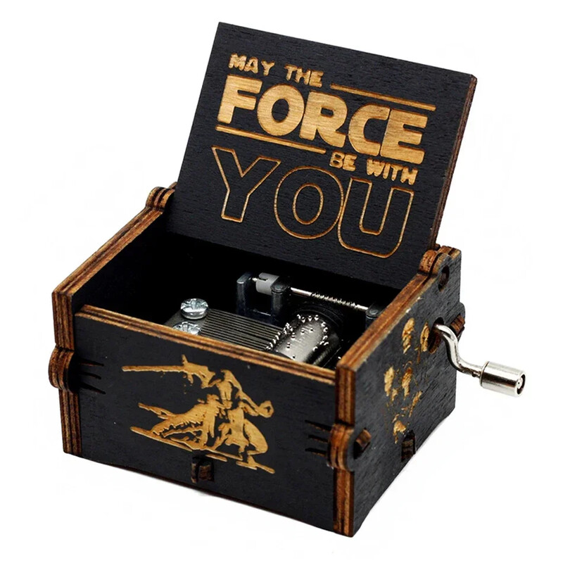 KUUM puidust animefiguurimuusika kast Kariibi piraadid Davy Jones Jack Sparrow loominguline sünnipäeva jõulupüha kingitus