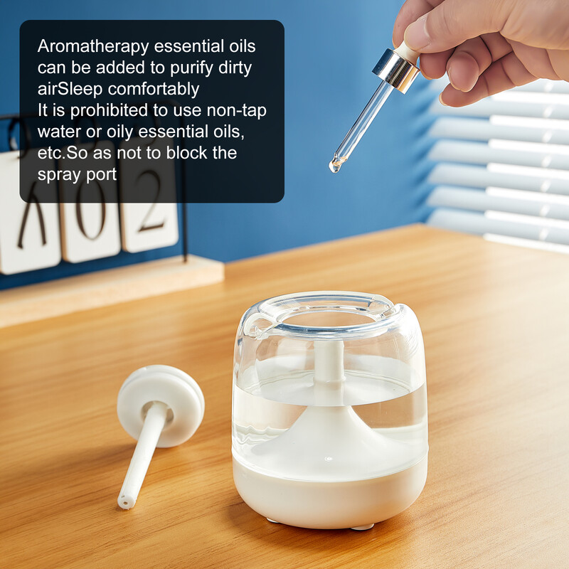 650ML ovlaživač zraka USB ovlaživač zraka prijenosni ovlaživač zraka eterično ulje difuzor mirisa za spavaću sobu sa šarenim noćnim svjetlima