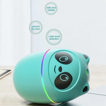 Υγραντήρας αέρα Cute Panda Aroma Oil Diffuser with Night Light USB Chargeable Cool Mist Sprayer Plants Purifier Humificador