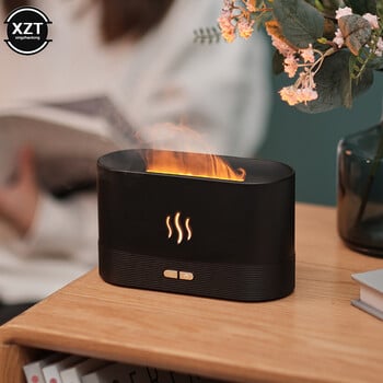 Flame Aromatherapy Diffuser Desk Top Home Essential Oil Aromatherapy Diffuser Αποσμητικό αέρα 180ml Aromatherapy Diffuser