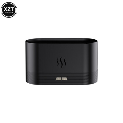 Пламък Ароматерапевтичен дифузер Настолен домашен Ароматерапевтичен дифузер с етерични масла Освежител за въздух 180 мл Ароматерапевтичен дифузер