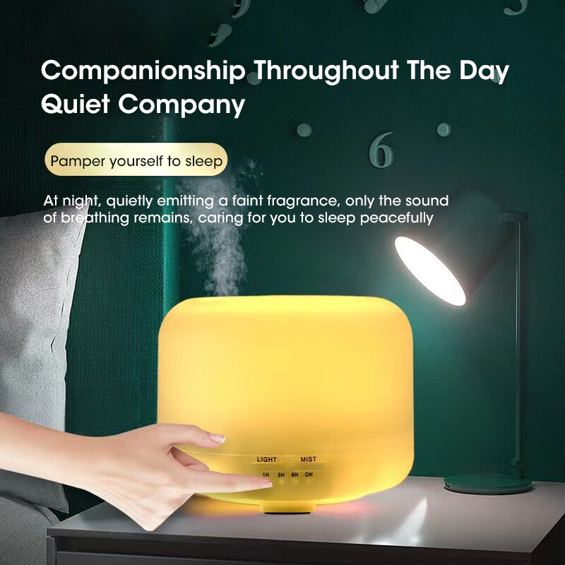 Mini stolni ovlaživač zraka aromaterapijski ovlaživač zraka visoke učinkovitosti niska razina buke ultrazvučna difuzija eteričnog ulja 500 ml kućni je automobil