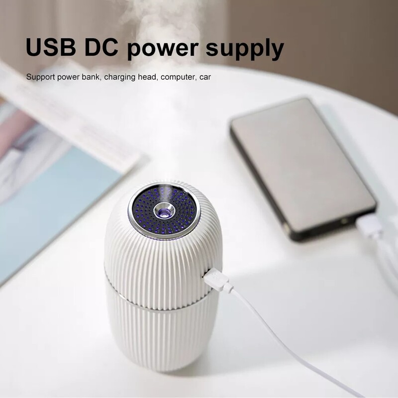 MI ovlaživač zraka 300 ml Ultrazvučni USB raspršivač eteričnog ulja mirisa romantične boje noćna svjetiljka Ovlaživač zraka prijenosni