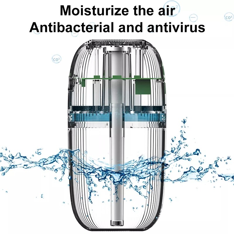MI ovlaživač zraka 300 ml Ultrazvučni USB raspršivač eteričnog ulja mirisa romantične boje noćna svjetiljka Ovlaživač zraka prijenosni