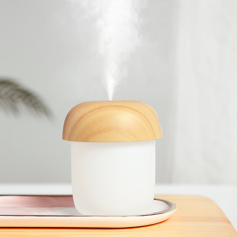 OREADEX oro drėkintuvas LED aplinkos šviesos purškiamas drėkintuvas Aromaterapinis eterinių aliejų difuzorius USB įkraunamas oro valytuvas Dovana