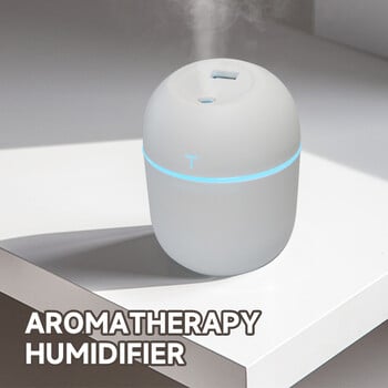 USB Aroma Diffuser 220ml Mini Essential Oil Diffuser Portable Mute Ultrasonic Air Humidifier Vehicle Humidifier with LED Lights