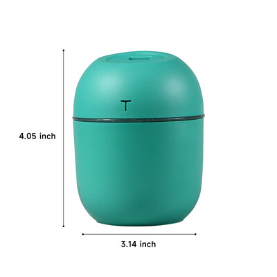 USB aromatinis difuzorius 220 ml mini eterinių aliejų difuzorius Nešiojamas tylus ultragarsinis oro drėkintuvas transporto priemonėms su LED lemputėmis