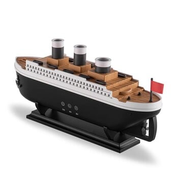 Titanic Ship Model Decoration Υγραντήρας αέρα 250ml Essential Oil Diffuser Jellyfish Smoke Ring Spray Aroma Diffuser for Home