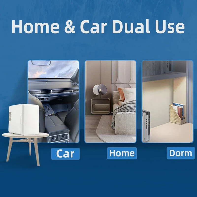 Mini hladnjak Kućni Višenamjenski Prijenosni Beauty Hladnjak Face Fridge Fridge 4L Desktop Kozmetika Hladnjaci CarHome
