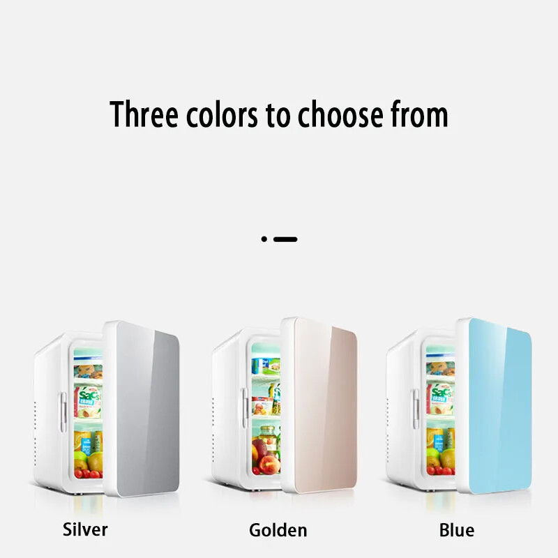 10L poluvodički hladnjak za automobil Mini hladnjak za automobil i dom Dvonamjenski hladno topli inkubator za kozmetiku voće piće ljepota