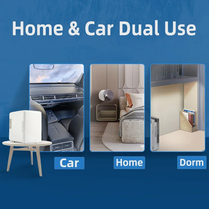 Mini külmkapp Kodu Multifunktsionaalne kaasaskantav Beauty külmkapp Külmik Külmik Külmik 4L Lauaarvuti Kosmeetika Külmikud CarHome