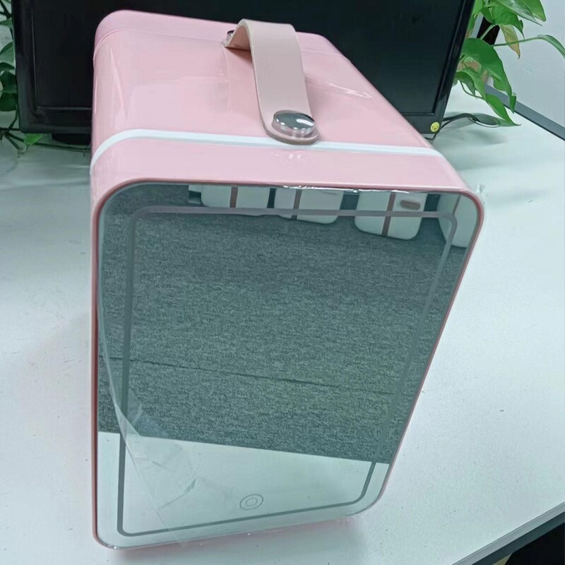 Odos priežiūros priemonė šaldytuve Atvėsinkite arba šildykite naudodami rankenos 3 režimų apšvietimą su LED veidrodžio grožiu