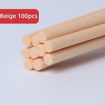 100Pcs Reed Diffuser Sticks Set 3mm 8inch Fiber Diffuser Sticks Fragrance for Bedroom Office Bathroom Home