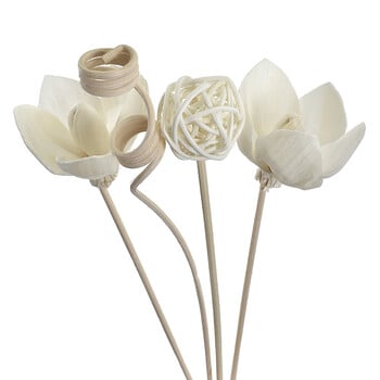 6PCS/8PCS/9PCS Τεχνητό λουλούδι Rattan Reed Fragrance Diffuser Refill Stick DIY Floral