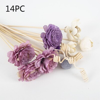 Chrysanthemum Reed Difuzor Setovi Umjetne biljke Fireless Aroma Vinova kombinacija Dekoracija za stolna računala Proizvodi za dom Mirisi