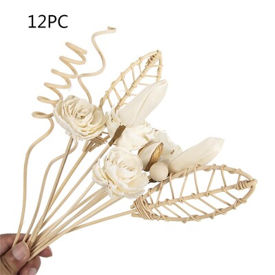 Chrysanthemum Reed Difuzor Setovi Umjetne biljke Fireless Aroma Vinova kombinacija Dekoracija za stolna računala Proizvodi za dom Mirisi