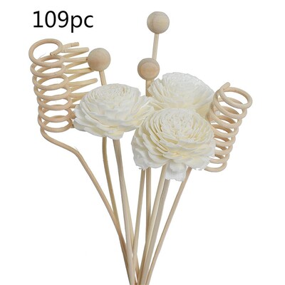 Chrysanthemum Reed Difuzor Setovi Umjetne biljke Fireless Aroma Vinova kombinacija Dekoracija za stolna računala Proizvodi za dom Mirisi