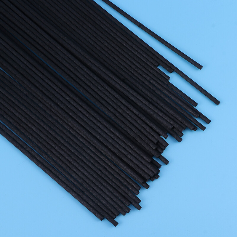 50 komada štapića od ratana, prirodni raspršivač mirisa, difuzor ulja, štapići od ratana (crni)