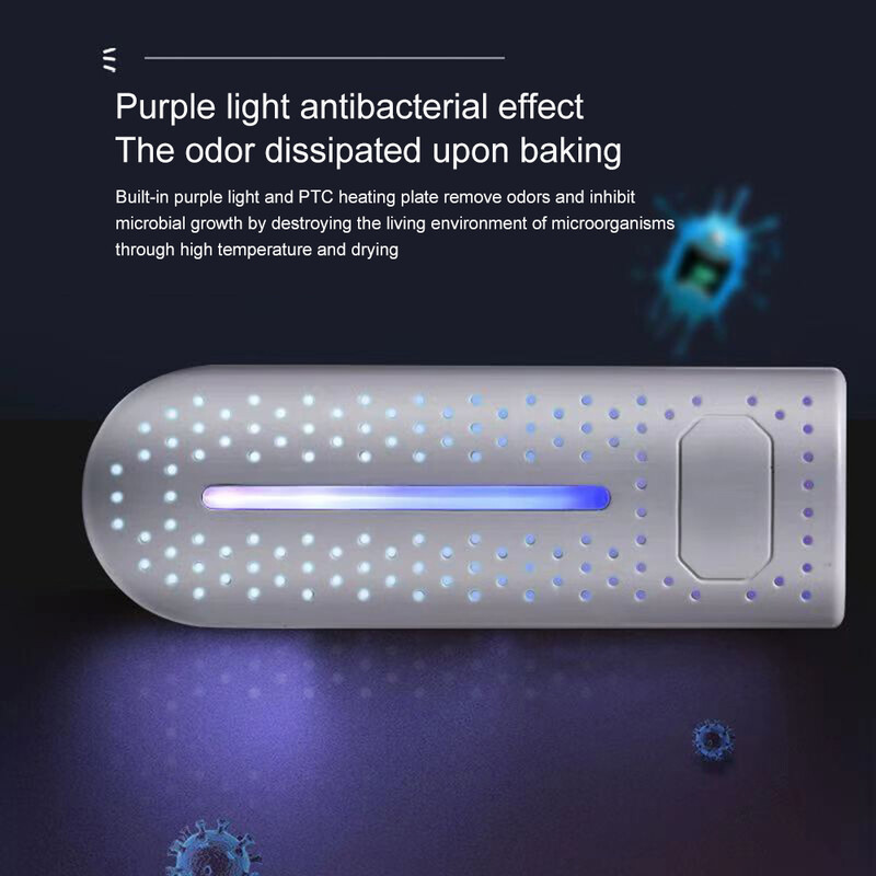 Sklopivi stroj za sušenje cipela 5W Dezodorans Uređaj za odvlaživanje UV svjetlo Brzo sušeći grijač za noge USB punjenje Električno sušilo za cipele