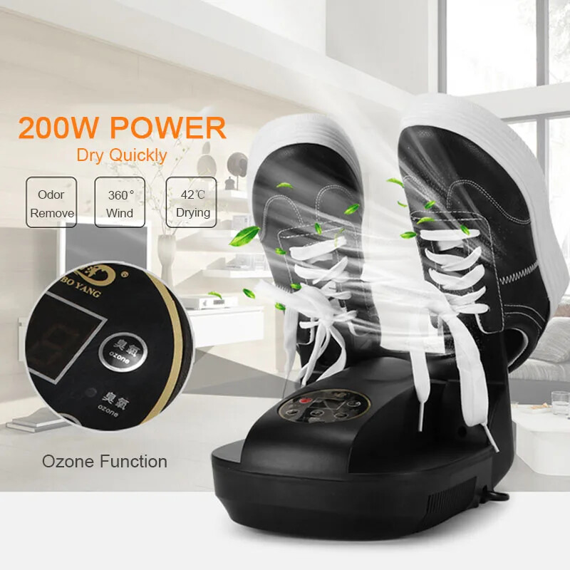 Grijač za sušenje čizama s uklanjanjem mirisa ozona Brzo sušeće Sklopive čizme Dužina grijača Podesiva za cipele Rukavice Čarape Kape