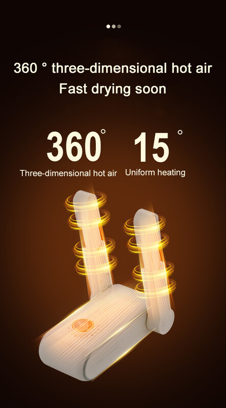 110V Električna sušilica za cipele Grijač Dezodorans UV svjetlo Vremenski sklopivi prijenosni štitnik za noge Bake Boot Stroj za sušenje cipela Grijač