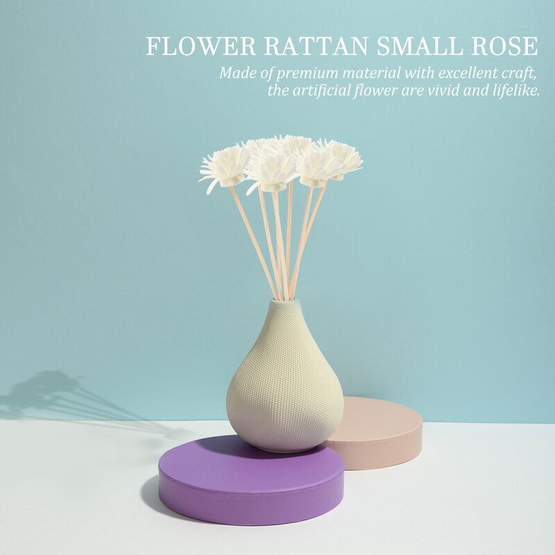 10 komada raspršivača mirisa krizanteme trske eterično ulje ruže štapići za vjenčanje Drvena mladenka za dom