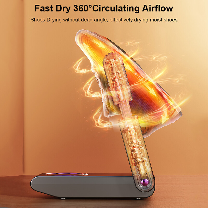 Batų džiovintuvas Elektrinis batų džiovintuvas Sterilizuojantis batų atnaujinimo prietaisas su LED laikmačiu Nešiojamos pirštinės kepurės kojinės batų šildomas džiovintuvas