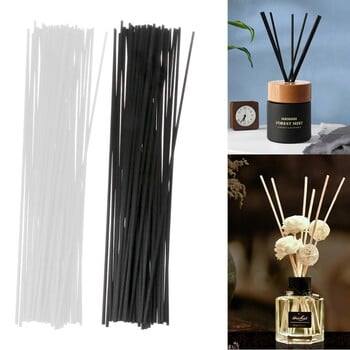 50Pcs/σετ 30cmx3mm Fiber Sticks Diffuser Aromatherapy Volatile Rod for Home Fragrance Diffuser Home Decoration