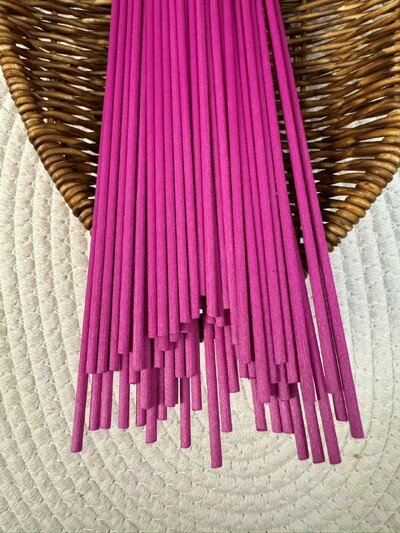 50PCS 19CMX3MM šareni štapić od vlakana za difuziju eteričnog ulja za uređenje doma Plavi/narančasti štapići od vlakana za aromaterapiju za difuzor od trske